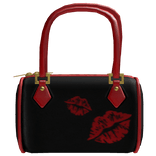 M$| Red and Black Bag with Kisses