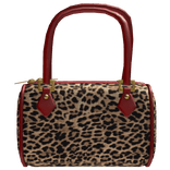 M$| Red Leopard Print Bag