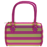 M$| Yellow and Pink Striped Bag