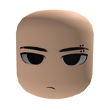 Mean face with piercing