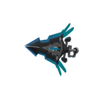 Mech Plasma Sword - Azure Fade on Black