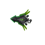 Mech Plasma Sword - Green Fade on Black