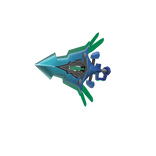 Mech Plasma Sword - Green on Teal Fade