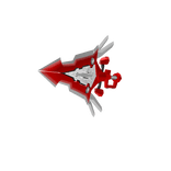 Mech Plasma Sword - Grey on Red