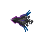 Mech Plasma Sword - Violet Fade on Black