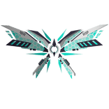 Mecha Moth cyan