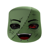 med green - emo vampire zombie king male cheeks