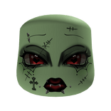 med green - emo vampire zombie queen cheeks