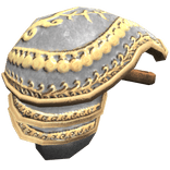 Medieval Decorated Ornate Right Pauldron