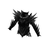 Medieval Divine Knight Armor Top Black