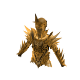 Medieval Divine Knight Full Armor Top Gold