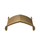 Medieval Germanic Sallet Raised Brass Half-Visor