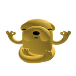 Meditating jake the dog orange 