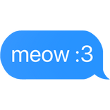meow :3 text
