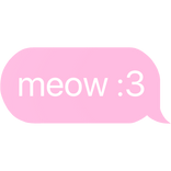 meow :3 text