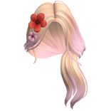 Mermaid Summer Tropical Flower Two-Toned Hair