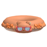Bear Floatie w Glasses
