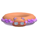 Bear Floatie w Glasses