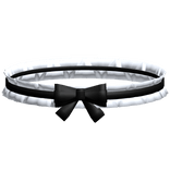 Black Kawaii Bow Choker