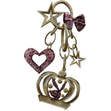 Pink Leopard Print 2000s Charms Keychain (3.0)