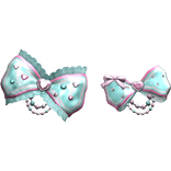Gyaru-Hime Tokidoki Pink & Teal Ruffle Pearly Belt