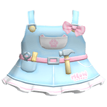 ♡ kawaii construction worker kitty overalls