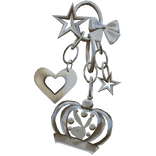 Silver 2000s Charms Keychain Y2K (3.0)