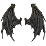 Stone Grey Cursed Gargoyle Demon Dragon Wings