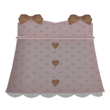 Cute Trendy Preppy Monkey Pink Bow Dress