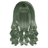 Green Curly Hair