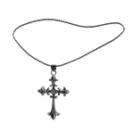 Silver Matching Couples Cross Pendant 3.0