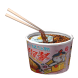 Matching Korean Buldak Pink Spicy Noodles Backpack