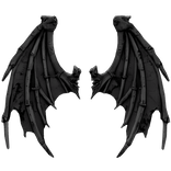 Shadow Black Cursed Gargoyle Demon Dragon Wings