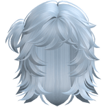 Messy anime layered hair