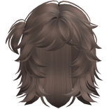 Messy anime layered hair