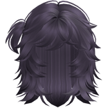 Messy anime layered hair