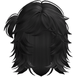 Messy anime layered hair