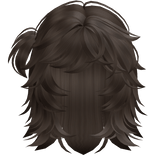 Messy anime layered hair