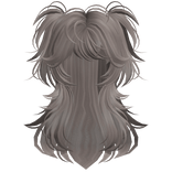 Messy Anime Pigtails Hair (Ash)