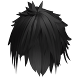 Messy Anime Scene Wolfcut (Black)