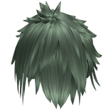 Messy Anime Scene Wolfcut (Dark Green)