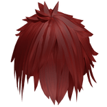 Messy Anime Scene Wolfcut (Red)