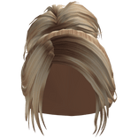 Messy Bedhead Fluffy Side Bun (blonde)