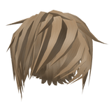 messy blonde emo scene hair