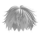 Messy Bright White Boy Hair