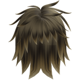 Messy Emo Fluffed Up Hair In Blonde Brown Tips