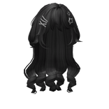 Messy Goro Hachi Hair (Black)