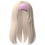 messy igari hair /w stretchy headband in beige