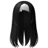 messy igari hair /w stretchy headband in black