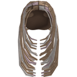 Messy Layered Locs [Blonde, White & Pink] {Easter}